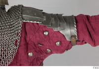  Photos Medieval Knight in mail armor 7 Historical Medieval Soldier plate armor shoulder 0002.jpg